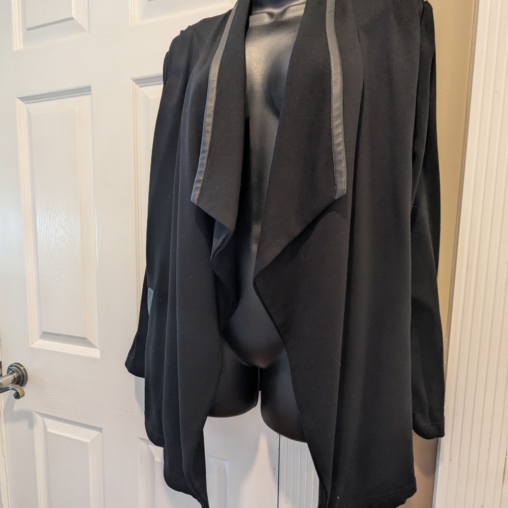 Chico's Black Draped Women's Blazer